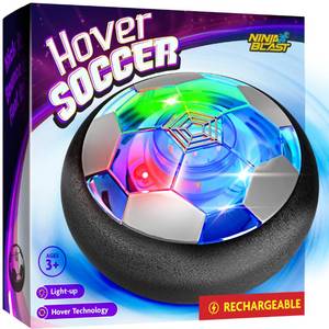 lot 20039 image: Ninja Blast Hover Soccer Light-Up Ball, Birthday Gift for Boys, Indoor Toy Games, Kids Gifts for Age 5, 6, 7, 8, 9, 10, 11, 12 Years Old, Boy Toys for Age 3 Years and Up.