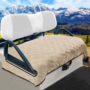 lot 20042 image: YOKYHOM Golf Cart Seat Covers, Thick Plush & Non-Slip Backing, Khaki