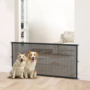 lot 20063 image: Dog Gate Indoor Pet Gates for Stairs Dogs Screen Mesh Gate for The House Magic Gate for Kitchen Doorways Hallway Stairways Safety Porch Yard 30 inch Tall, 65 inch Wide