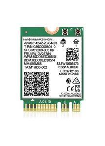 lot 20085 image: WiFi 6E Wireless Card Intel AX210 NGW Bluetooth 5.3 Tri-Band 5400Mbps Network Adapter for Laptop Support Windows 1011 (64bit) M.2NGFF