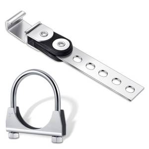 lot 20087 image: Geetery 2 Pack 2.5 Inch Swivel Style Exhaust Hangers