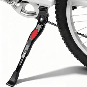 lot 20088 image: Csoalpo Kickstand for Kids Bike, Adjustable Premium Bike Kickstand for 16 18 20 Inch Wheels, Upgraded Aluminum Alloy Center Mount Stand for Childrens Mountain and Road Bicycles.