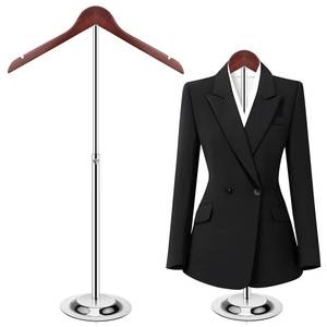 lot 20100 image: T Shirt Display stand for Vendors, Adjustable Dress Form Mannequin Torso, Graduation Cap and Gown Clothes Rack, Portable Hanger for Clothing Tshirt Jacket Coat Retail, Height 18.5-31.5 Inch (1 Pcs)