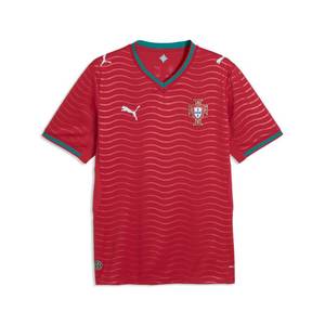 lot 20118 image: Puma Mens FA Portugal Home Jersey Replica, Club Red-Green Lagoon SS26, Small Fpf Home Jersey Replica Small
