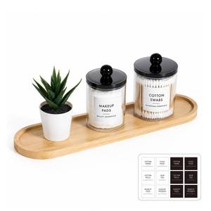 lot 20145 image: SheeChung Bathroom Counter Tray, Small Bamboo Vanity Tray - 14 x 3.9
