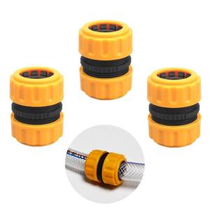 lot 20158 image: YHIBNE 3 PCS Garden Hose Repair Kit Durable Hose Repair Connector Extender 34 or 58 Water Hose Connectors Water Hose Repair Hose Mender for Garden Hose Pipe Quick Repair Connection