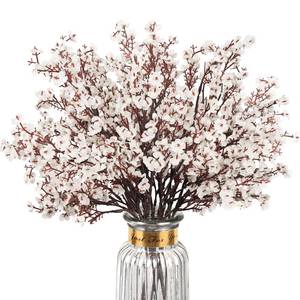 lot 20174 image: HIAGROW Babys Breath Artificial Flowers, 8 Bundles White Real Touch Fake Flowers Silk Flowers Bulk for Vase Home Office Wedding Spring Indoor Outdoor Centerpiece Table Party Decorations