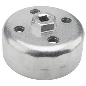 lot 20230 image: QHDSGZS Heavy Duty 90.2mm 15Flutes Oil Filter Wrench Compatible with Land Rover and Jaguar - Fits 3.0L & 5.0L Gas Engines