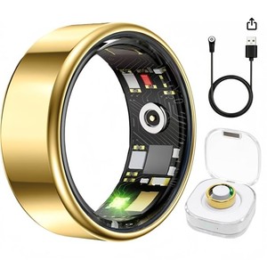 lot 14380 image: Smart Ring Fitness Tracker for Men & Women with Sleep, Heart Rate & SpO2No Subscription Fee, 180 Sports, Stress Tracking, Womens Health, IP68