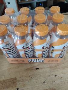 lot 1773 image: Prime Orange Shine Flavored Drink 12-Pack 16.9 oz Bottles