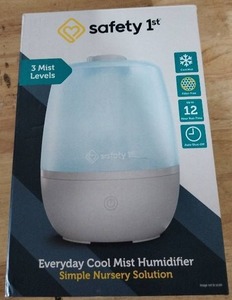 lot 1788 image: Safety 1st Everyday Cool Mist Humidifier 3 Mist Levels