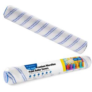 lot 1791 image: HUIROOWL 18 Inch Microfiber Paint Roller Covers, 38 Nap, 2 Pack