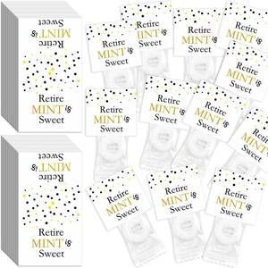 lot 2188 image: Humyoun 200 Pcs Retirement Party Favors Retire Mint is Sweet Stickers, Individually Mint Toppers Bulk, Retirement Gifts Tags Decoration for Women Men