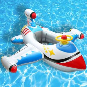 lot 2194 image: Baby Inflatable Pool Float Swimming Float Boat with Steering Wheel Horn for Kids Toddlers Age 1-4 Boys Girls Inflatable Ride-ons Summer Pool Swim Ring Beach Supplies