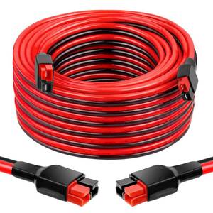 lot 2226 image: XRDS -RF 10AWG Anderson-Style Extension Cable 50FT, Anderson-Style 30A Connectors, Tinned Copper with PVC Jacket, Power ConnectDisconnect for Solar Panels, RVs, and Battery Systems
