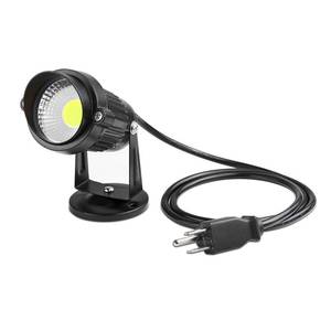 lot 2233 image: LemonBest LED Landscape Up Down Light 5W White LED Decorative Spotlight Lamp 110V with Plug for Indoor Outdoor Yard Step Wall Lighting (Cool White) (Include Spike)