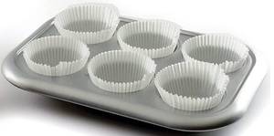 lot 2268 image: 1500 Jumbo Cupcake Muffin Liners 2 14 X 1 78  Large Tall White Fluted Baking Cups Cupcake Liners