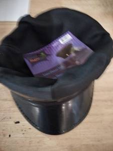 lot 2294 image: Black Chauffeur Limo Driver Costume Hat