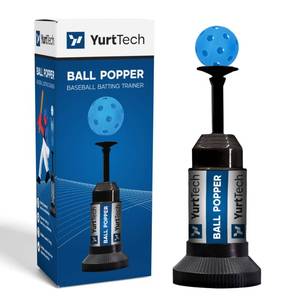 lot 2334 image: YurtTech Baseball Tee Ball Popper �� Pop Up Baseball Training Equipment Timing & Hitting Skill Development, Batting Machine for Practicing Hitting Without a Pitcher (1 Popper Ball Included)
