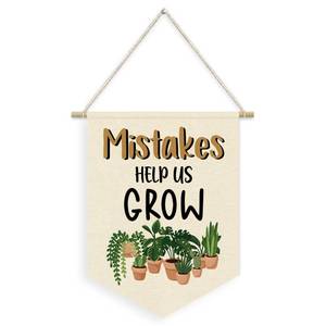 lot 2359 image: Dilemat Plant Classroom Decor,Positive Affirmations Green Classroom Banner