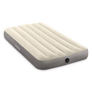 lot 7527 image: INTEX 64101E Dura-Beam Standard Single-High Air Mattress Fiber-Tech �� Twin Size �� 10in Bed Height �� 300lb Weight Capacity �� Pump Sold Separately
