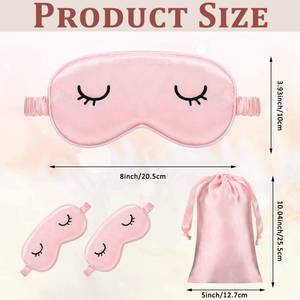 lot 8008 image: Cute Sleep Eye Mask for Kids Silk Sleep Eye Cover, Adult