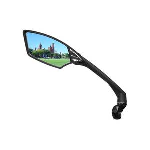 lot 8060 image: MEACHOW New Scratch Resistant Glass Lens,Handlebar Bike Mirror, Rotatable Safe Rearview Mirror, Bicycle Mirror, (Silver Left Side) ME-006LS