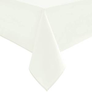 lot 8064 image: Hiasan Ivory Tablecloth Square, 54 x 54 Inch, 1 Pack