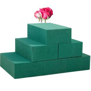 lot 8072 image: FLOFARE Pack of 6 Floral Foam Blocks Each (5.5L x 3.1W x 1.6H) Green Wet & Dry Flower Foam for Fresh & Artificial Flower Arrangement, Plant Foam, Florist Supplies for DIYs, Arts, Crafts & Weddings