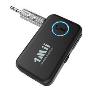 lot 8092 image: 1Mii Bluetooth 5.3 Music Receiver for CarHome Stereo, Aux Bluetooth Adapter for Car with Volume Control Supports Hands Free Calls, 16H Battery Life