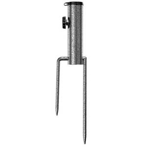 lot 8442 image: weallbuy Beach Umbrella Sand Anchor, Portable Umbrella Metal Stand with Anchor for PatioBeachParasolGardenFishing, Adjustable Holder Stand for 0.9-1.2 Inch Umbrella (1)