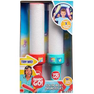 lot 9807 image: Danny Go Color Beat Drumsticks Light-Up Musical Drumsticks Toy for Preschool and Elementary School Kids Inspired by Danny Go Show