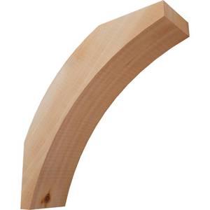 lot 9815 image: Ekena Millwork BRC04X12X12THR00SWR 3 12W x 12D x 12H Thorton Smooth Knee Brace, Western Red Cedar