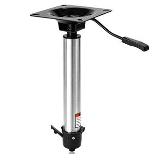 lot 9895 image: Pirjeco 2-Inch Series Extension Posts Boat Seat Telescopic Pole, 38 13-19 Adjustable Power Pedestal Marine Seat Mount for Fishing Bass Pontoon Boat (13-19)