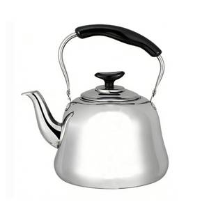 lot 9903 image: MFORLD 4.0 Quart Whistling Stovetop Tea Kettle, Mirror Polished Finish