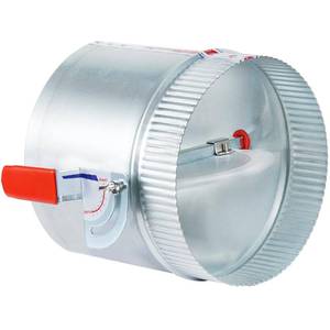 lot 9909 image: TOP-VIGOR 8 Inch Duct HVAC Backdraft Damper Galvanized Iron
