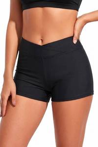 lot 10406 image: Yonique Womens Swim Shorts Bathing Suits Bottoms Swimsuit Bottoms(Available in Plus) Black XL