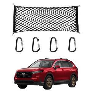 lot 10410 image: for Honda CRV Envelope Style Truck Bed Cargo Net - Fits 2013-2024 2025 2026 CRV Accessories Cargo Net for Pickup Truck Bed - Heavy Duty Carabiners
