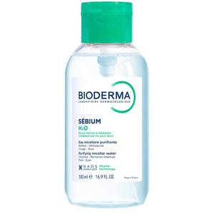 lot 10435 image: Bioderma Sebium H2O Micellar Water Makeup Remover Cleanser Oily Skin