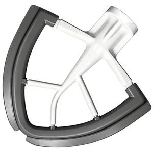 lot 10438 image: Flex Edge Paddle Attachment for KitchenAid Mixer, 4.5-5 Qt Tilt-Head,Gray