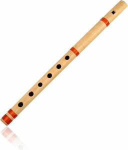 lot 10456 image: 14 Inch Wooden Bamboo Recorder Flute in B Key Woodwind Musical Instrument