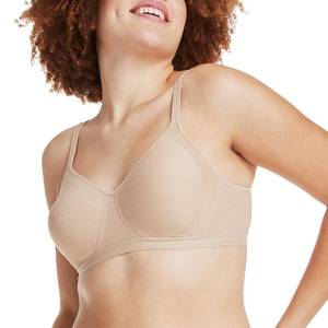 lot 10458 image: Hanes Womens X-Temp Foam Wirefree Bra, Nude, X-Large