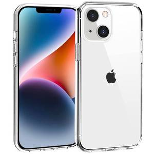 lot 12003 image: TENOC Phone Case Compatible with iPhone 13 & iPhone 14, Clear Case Shockproof Protective Bumper Slim Cover for 6.1 Inch