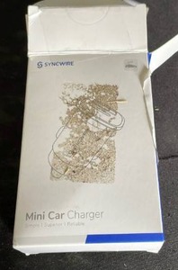 lot 12010 image: Syncwire Mini Car Charger with USB-C Cable