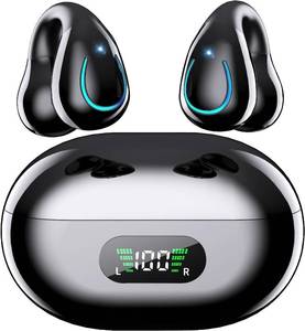 lot 12018 image: Open Ear Wireless Translation Earbuds - Real Time 144 Languages Translator, 60H Playtime, Bluetooth Earphones, Audifonos Traductores Ingl�s Espa�ol for Travel & Business Conferences