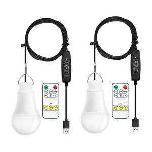 lot 12030 image: Taysing USB Light,USB Lamp,Camping Lights,7W Dimmable Hanging Portable Emergency Light Tent Lights for Power Station Solar Panel Charger Power Bank Power Outage Camping Outdoor Hurricane,2 Pack 3000K