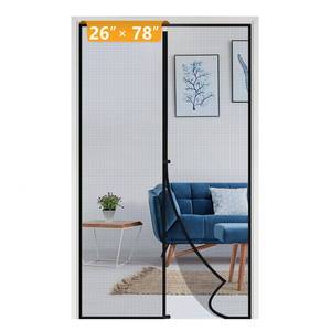 lot 12091 image: Yotache Magnetic Screen Door, Fits Door Size 36 x 90, Black