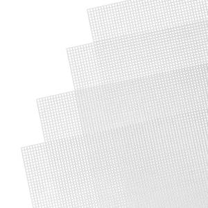 lot 12446 image: Savita 6 Pieces 13x10.24in 7 Count Plastic Needlepoint Canvas White Plastic mesh Sheets for Embroidery Crafting and Knit and Crochet Projects