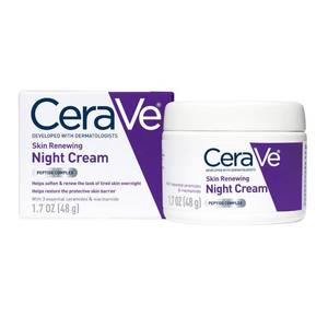 lot 12454 image: CeraVe Night Cream, Face Moisturizer, Skin Care for Dry Skin, 1.7oz