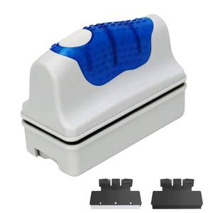 lot 14023 image: Jasonwell Magnetic Aquarium Fish Tank Cleaner Magnet Scraper for Glass Aquariums Cleaning Tools Scrubber Floating Brush (M)